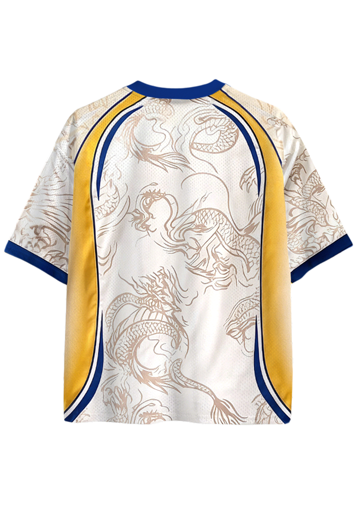 Colombia Dragon Print Mesh Jersey Shirts
