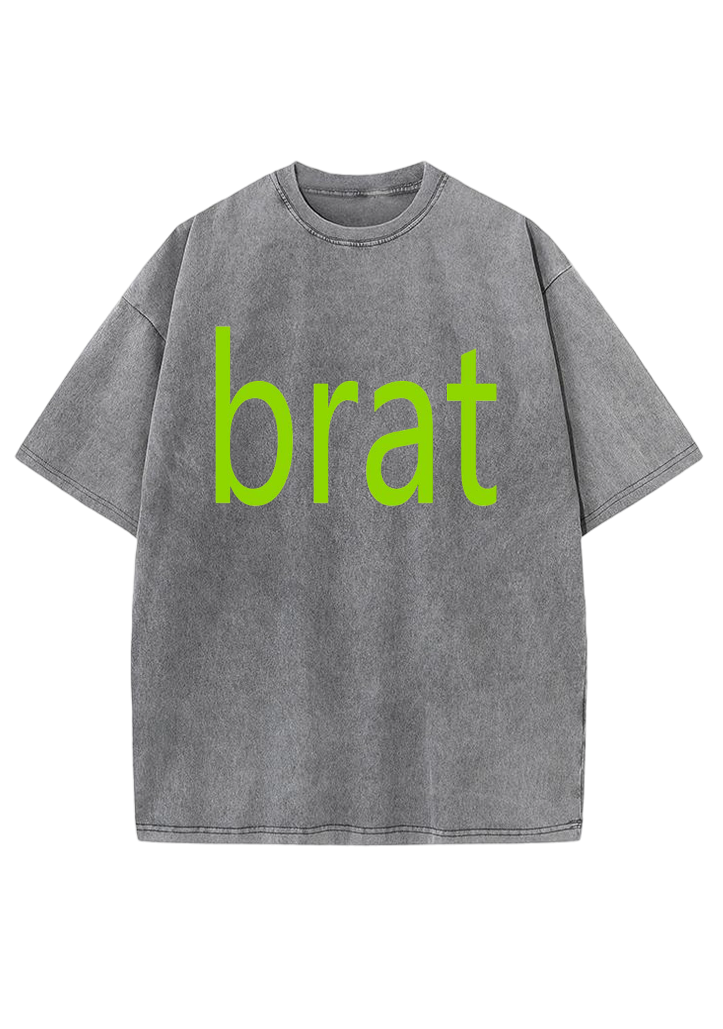 Green Brat Y2K Washed Tee