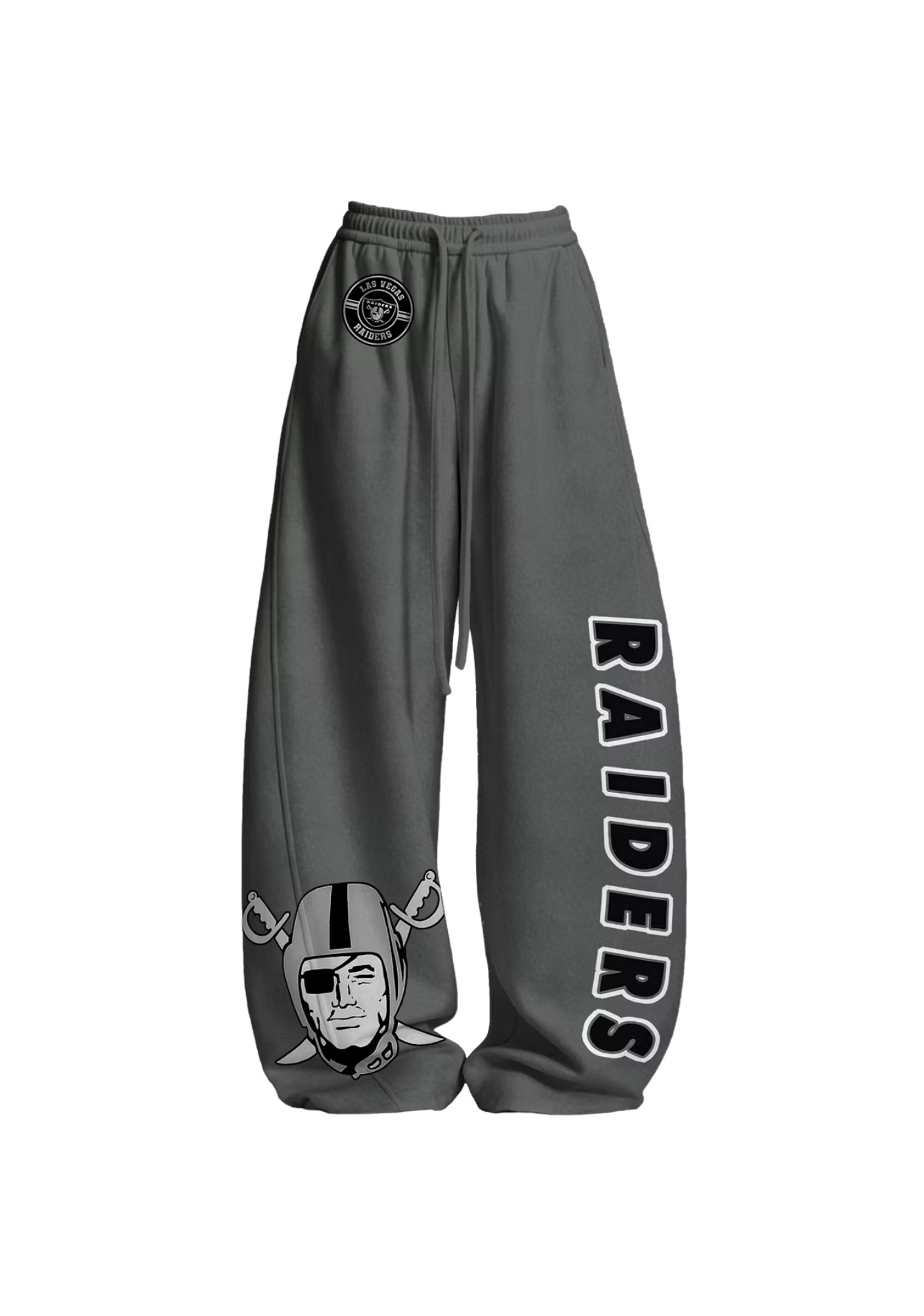Las Vegas Raiders Raider Head Mascot Tops & Elasticated Trousers Two-Piece Set