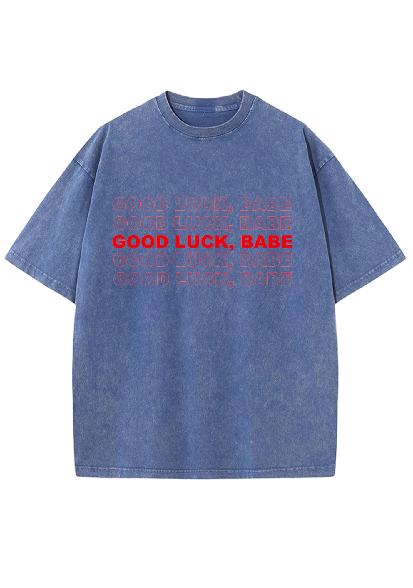Good Luck Babe Y2K Washed Tee