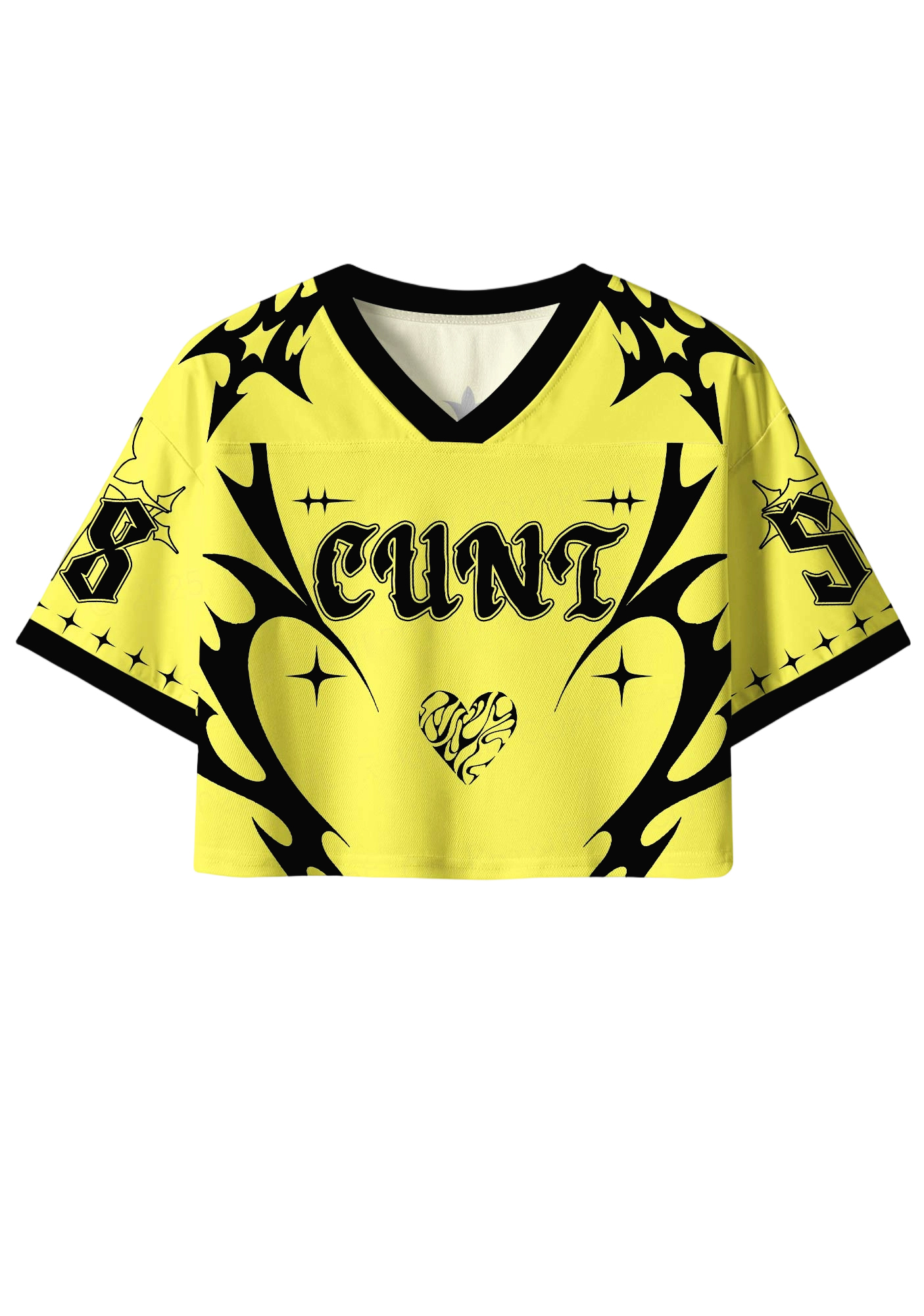 Cunt Y2K Crop Sport Jersey Shirts