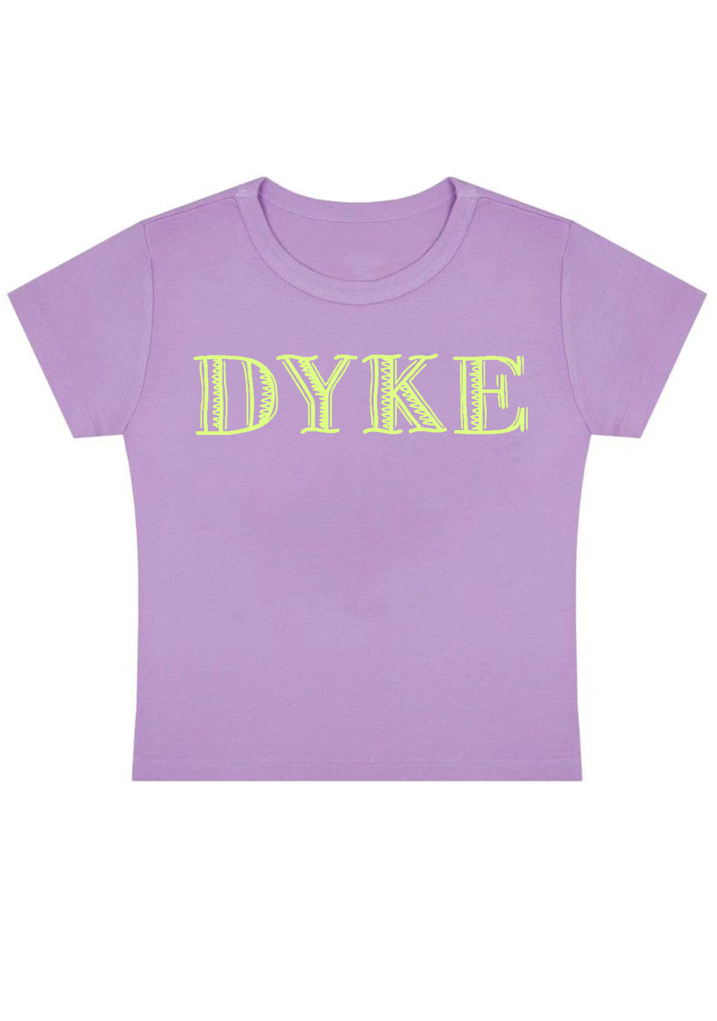 Dyke Y2K Baby Tee