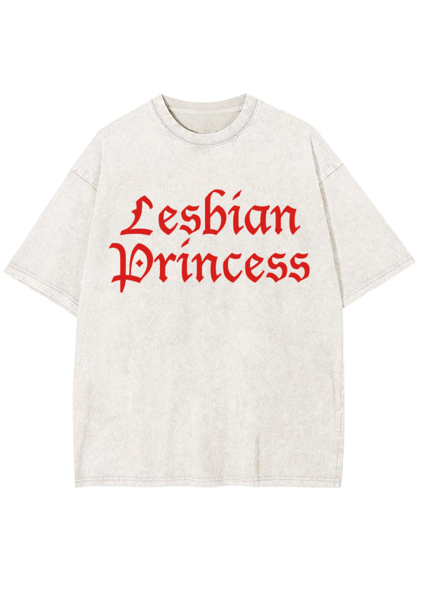 Lesbian Princess Y2K Washed Tee