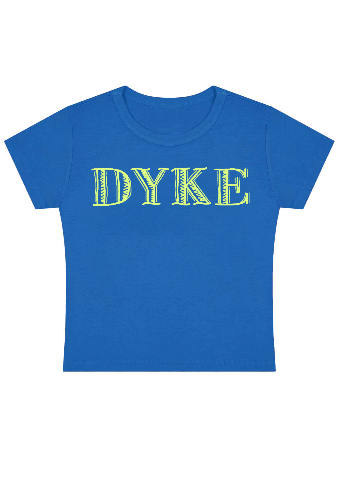 Dyke Y2K Baby Tee