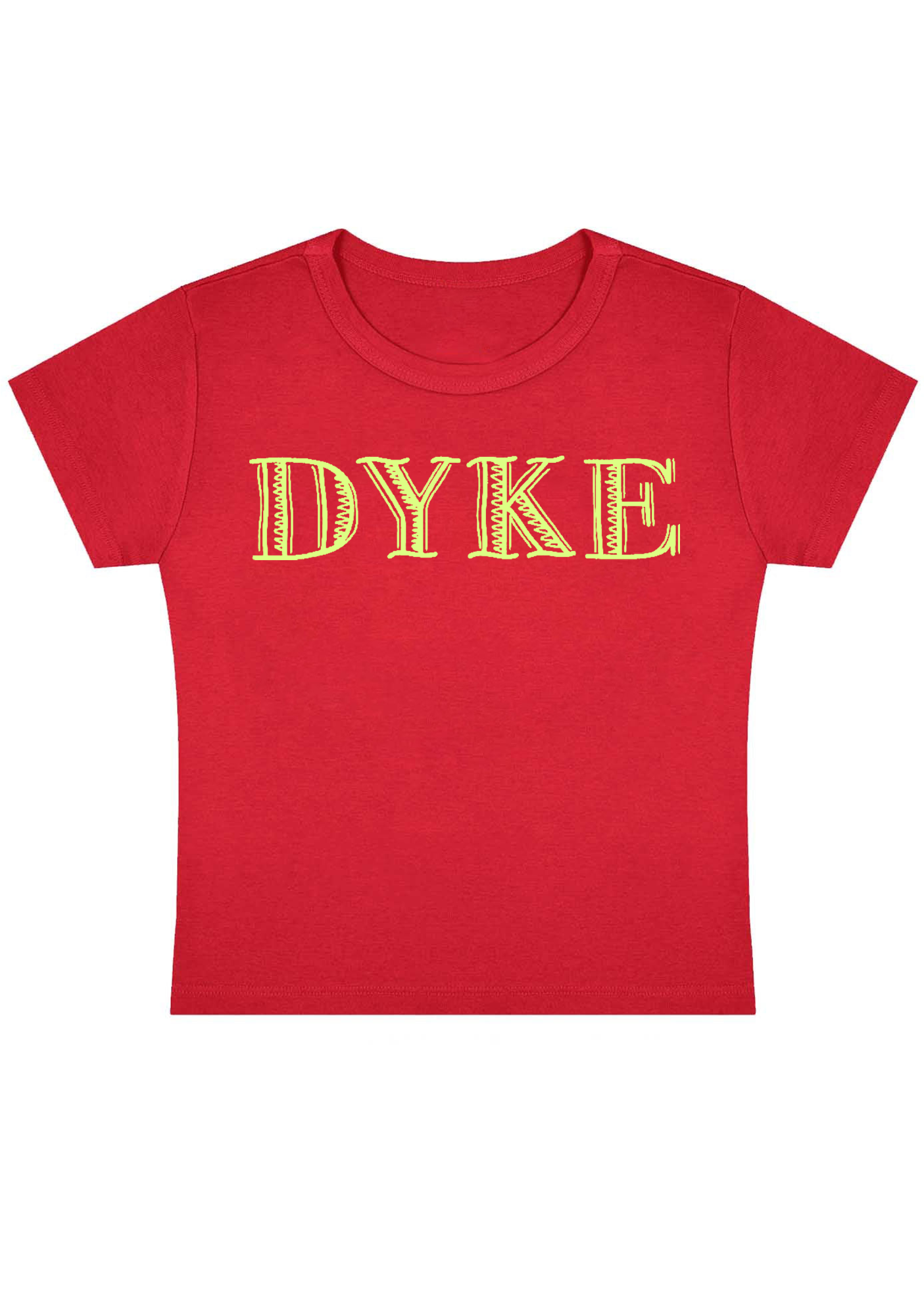 Dyke Y2K Baby Tee