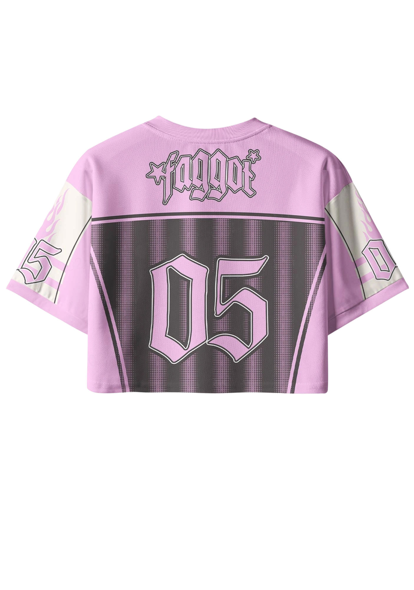 Faggot Y2K Crop Sport Jersey Shirts