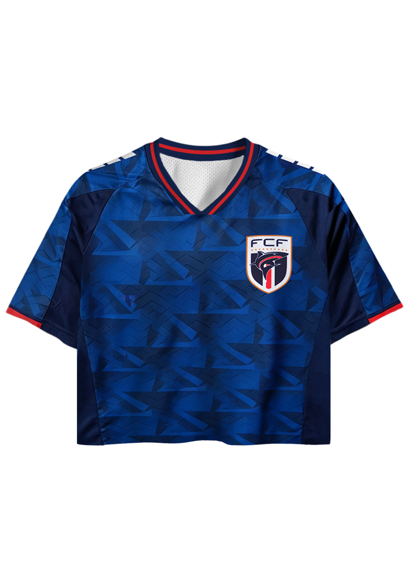 Norway Country Cropped Mesh Jersey Shirt