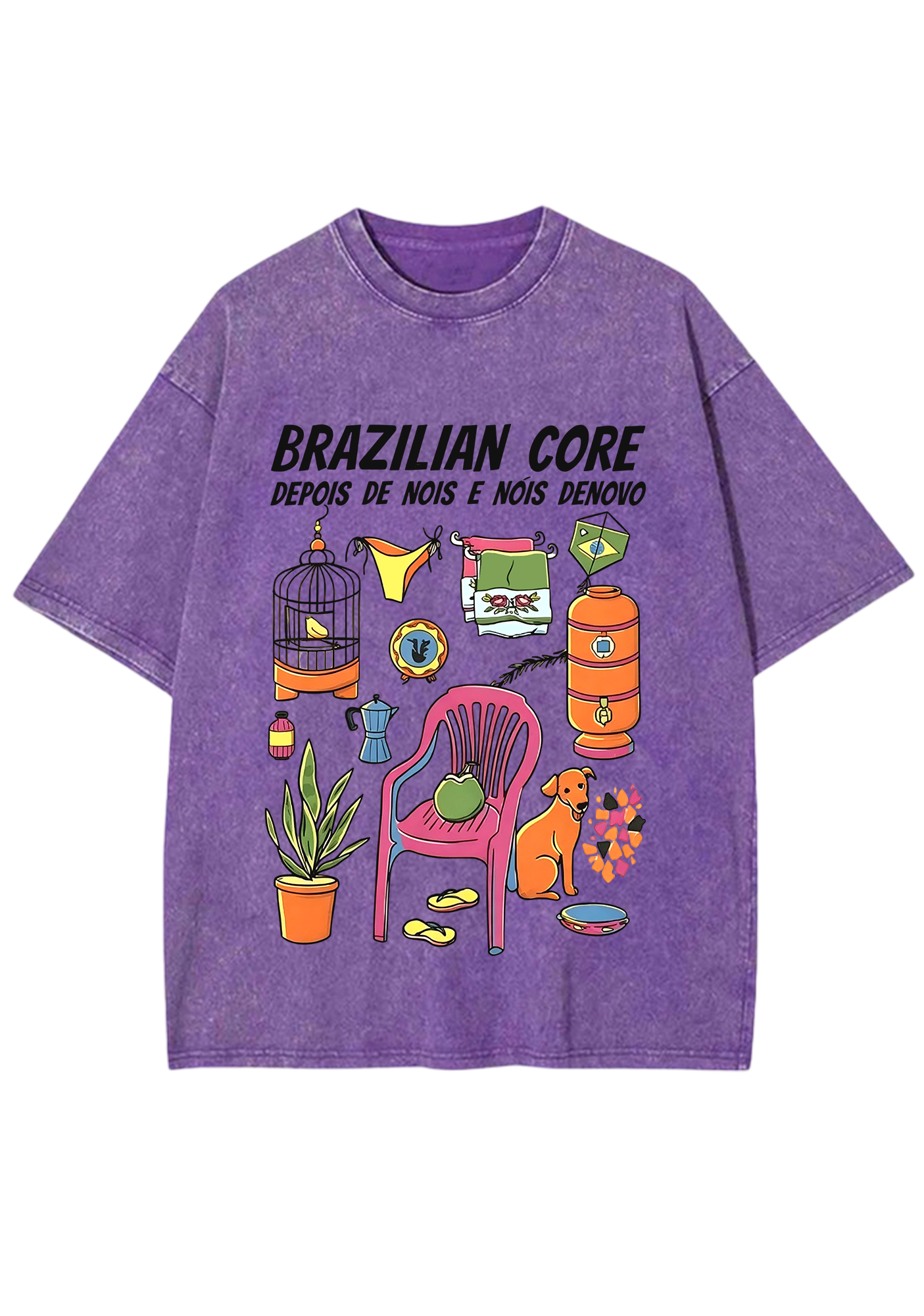 Brazilian Core Depois De Nois Washed Tee