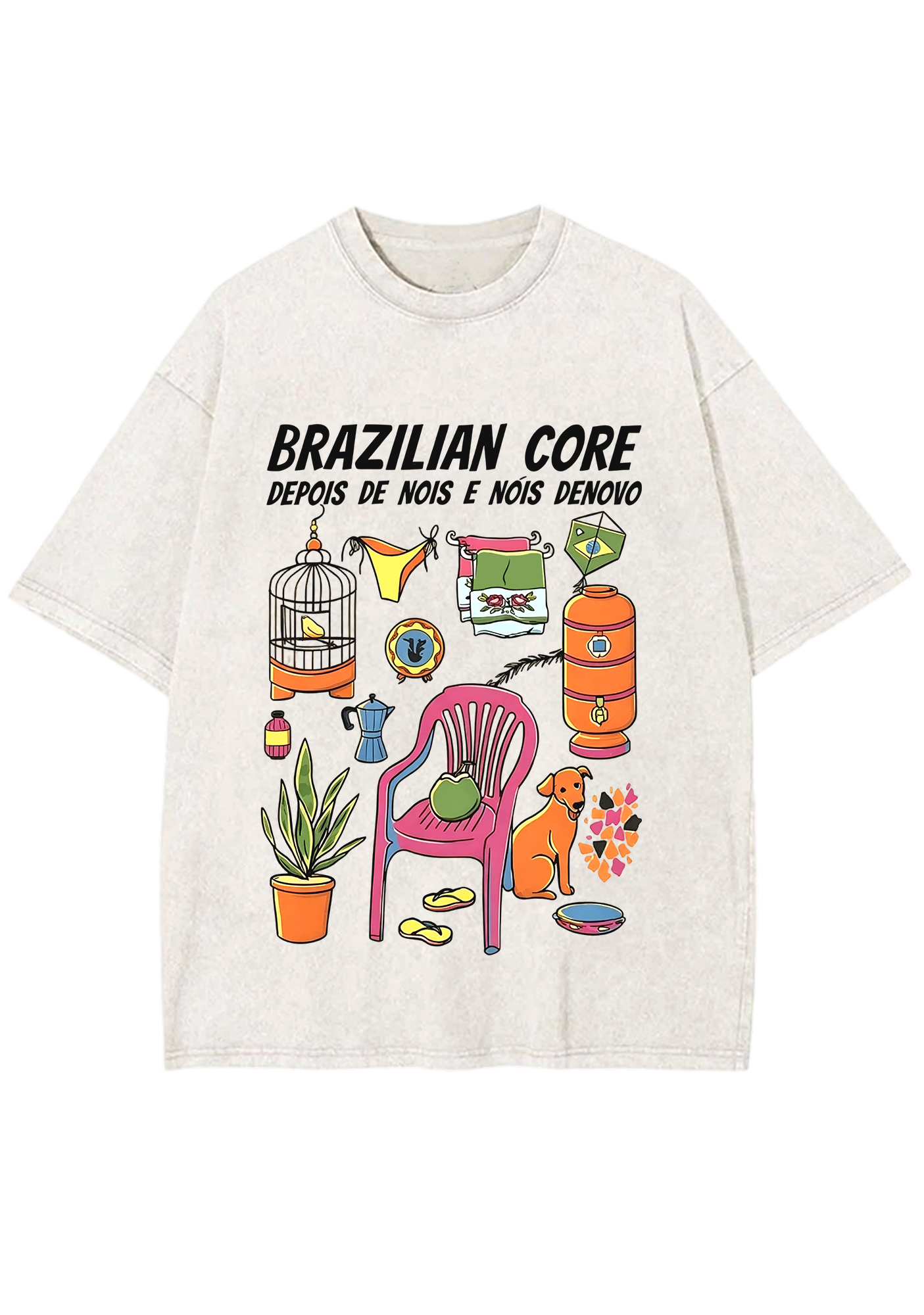 Brazilian Core Depois De Nois Washed Tee