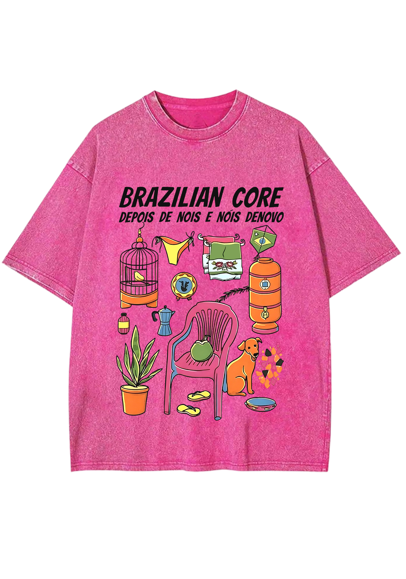 Brazilian Core Depois De Nois Washed Tee