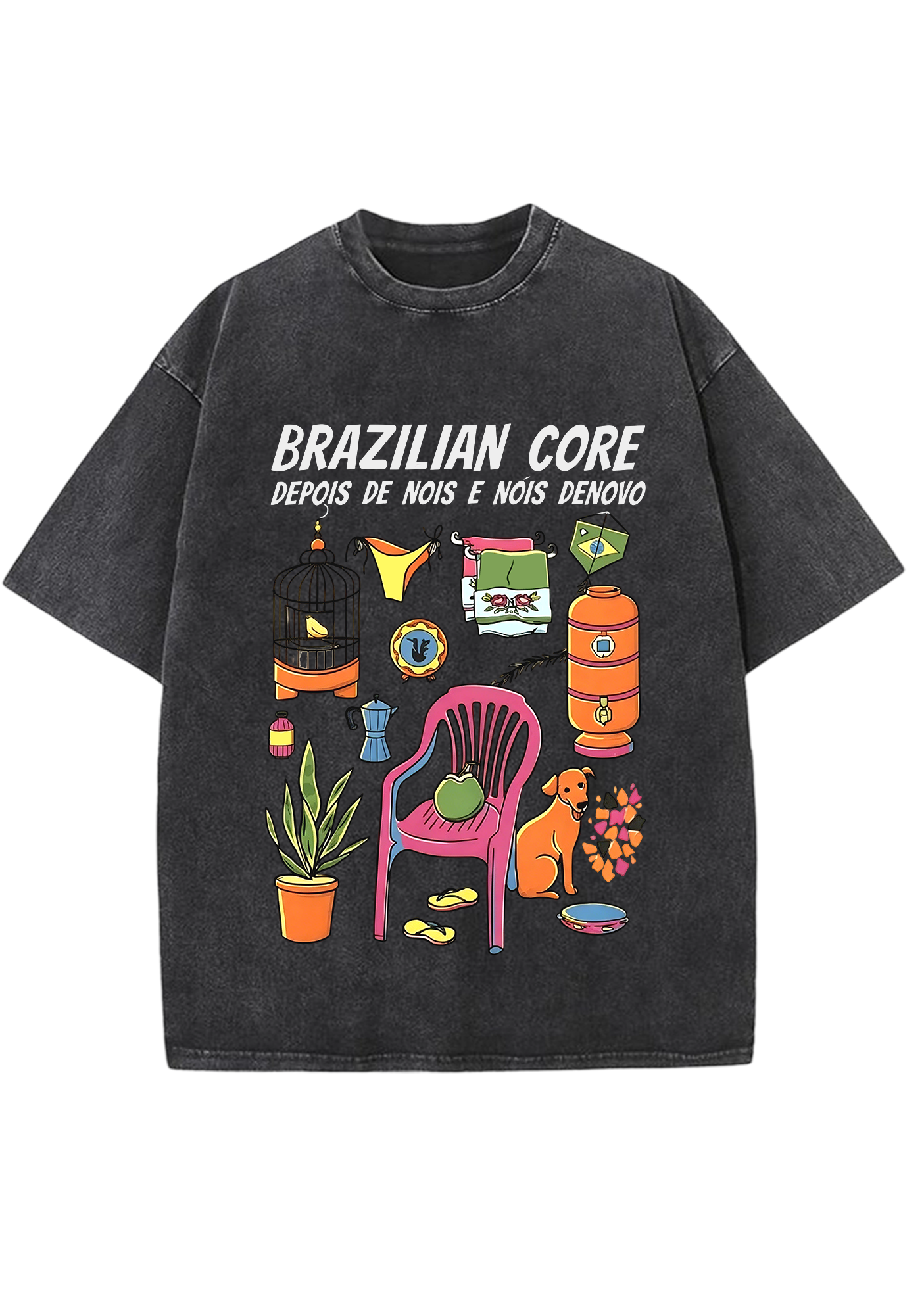 Brazilian Core Depois De Nois Washed Tee