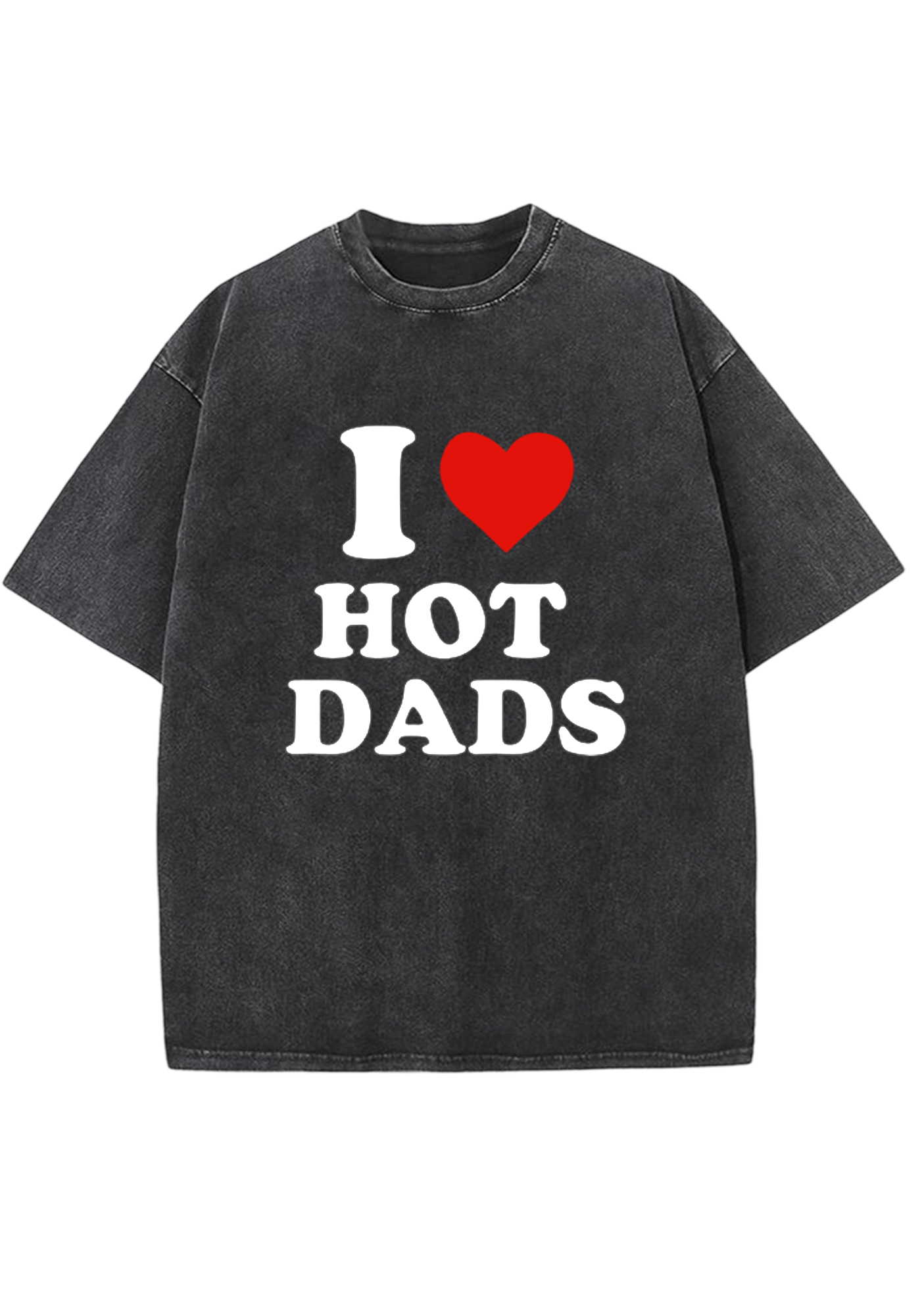 I Love Hot Dads Y2K Washed Tee