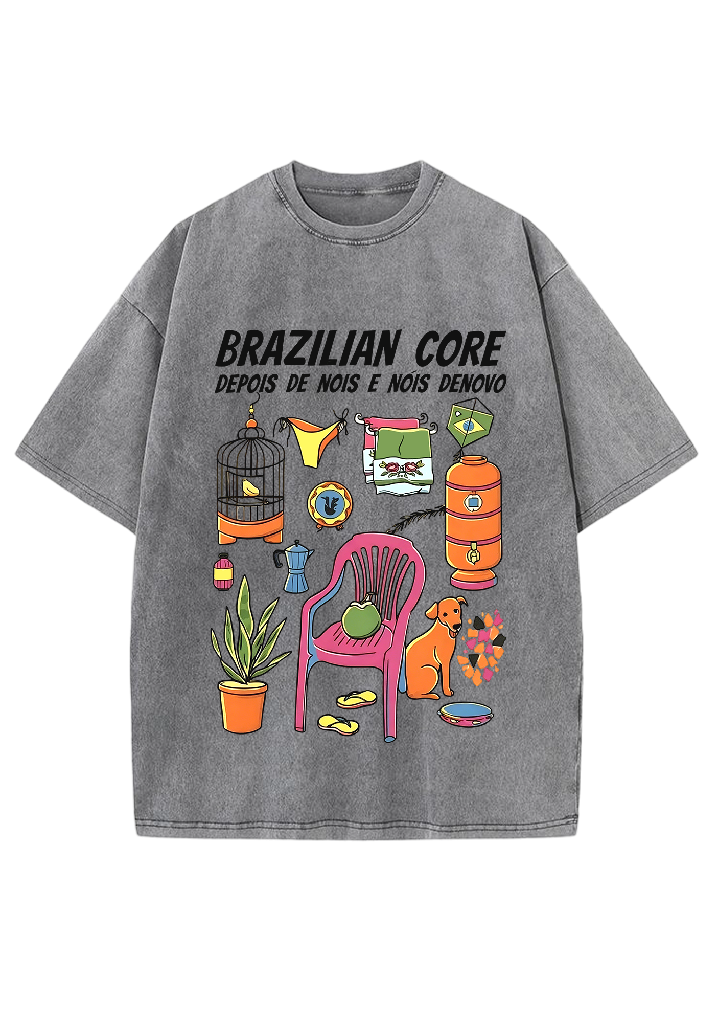 Brazilian Core Depois De Nois Washed Tee