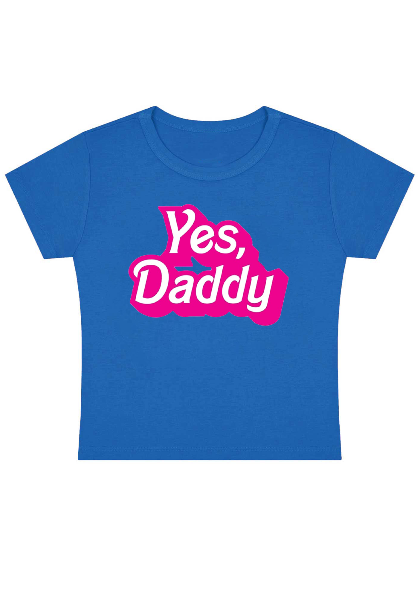 Yes, Daddy Y2K Baby Tee