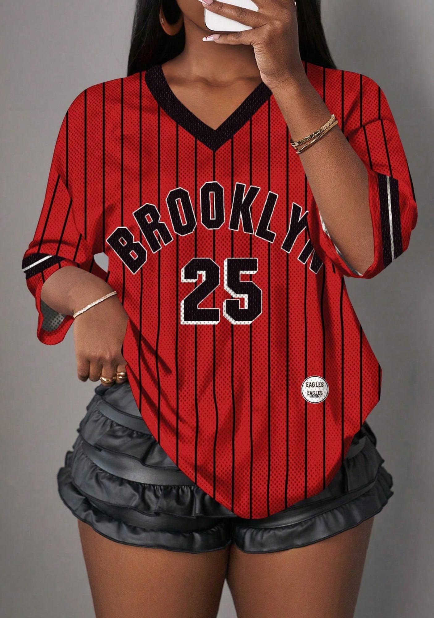 Brooklyn 25 Striped Jersey Shirts