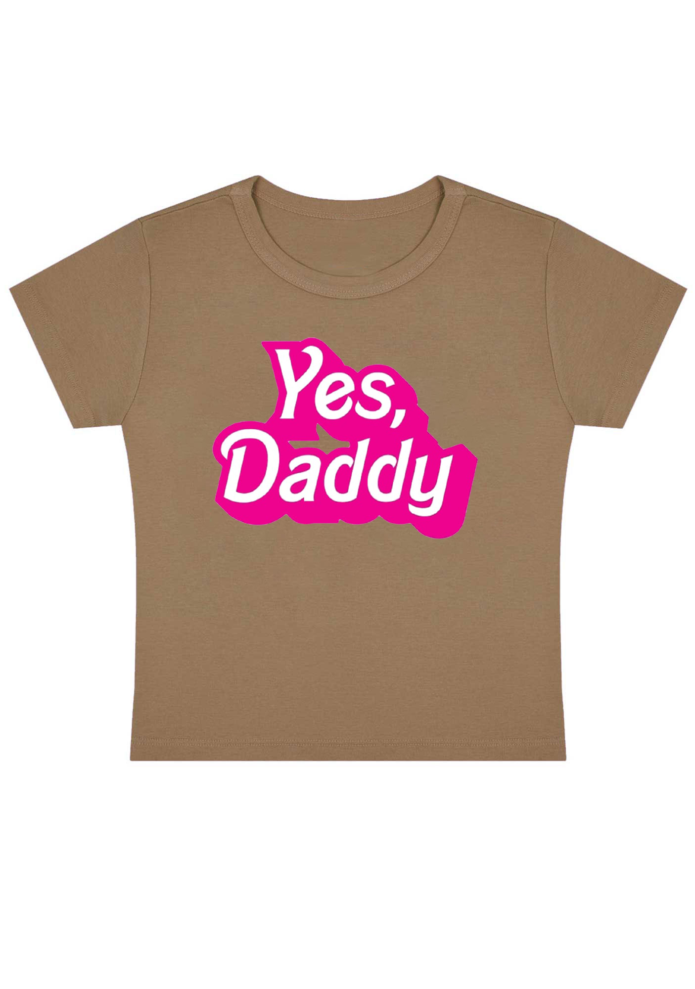 Yes, Daddy Y2K Baby Tee