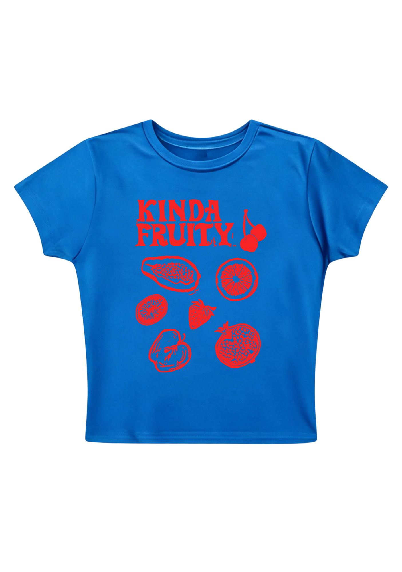 Kinda Fruity Y2K Baby Tee