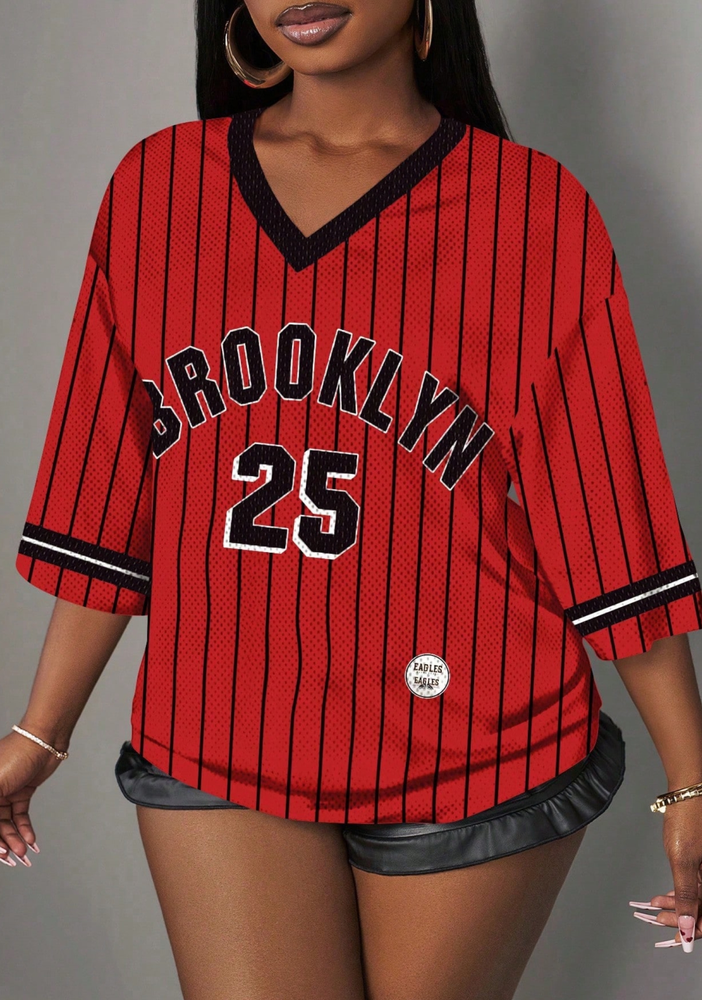 Brooklyn 25 Striped Jersey Shirts