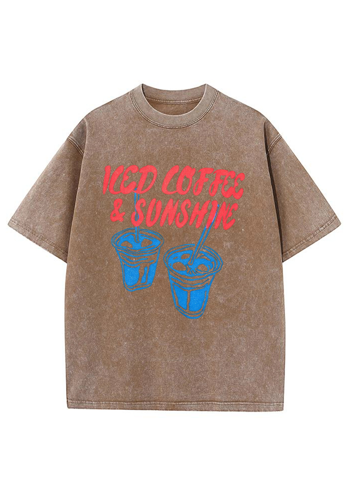 Iced Coffee & Sunshine Washed Tee