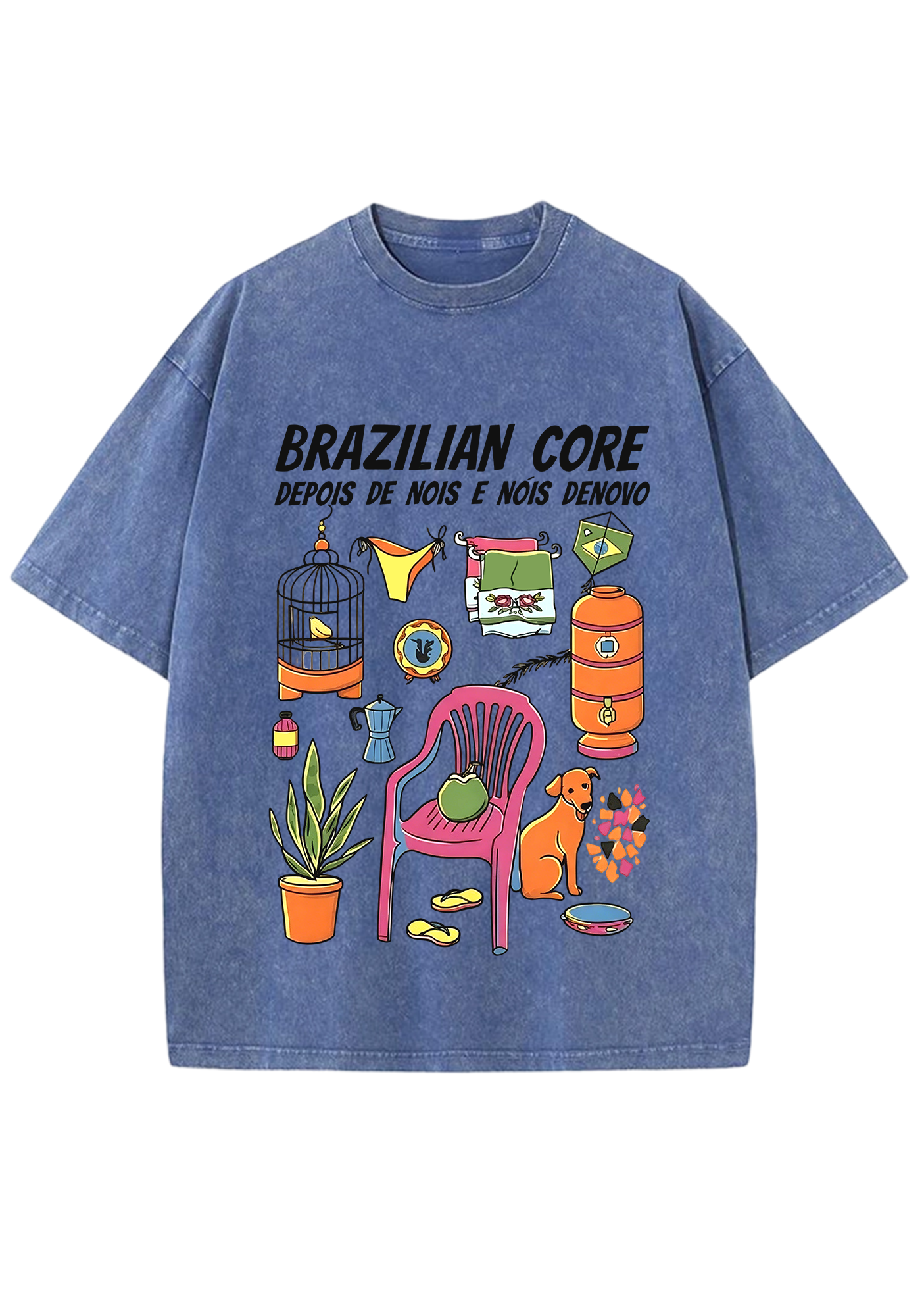 Brazilian Core Depois De Nois Washed Tee