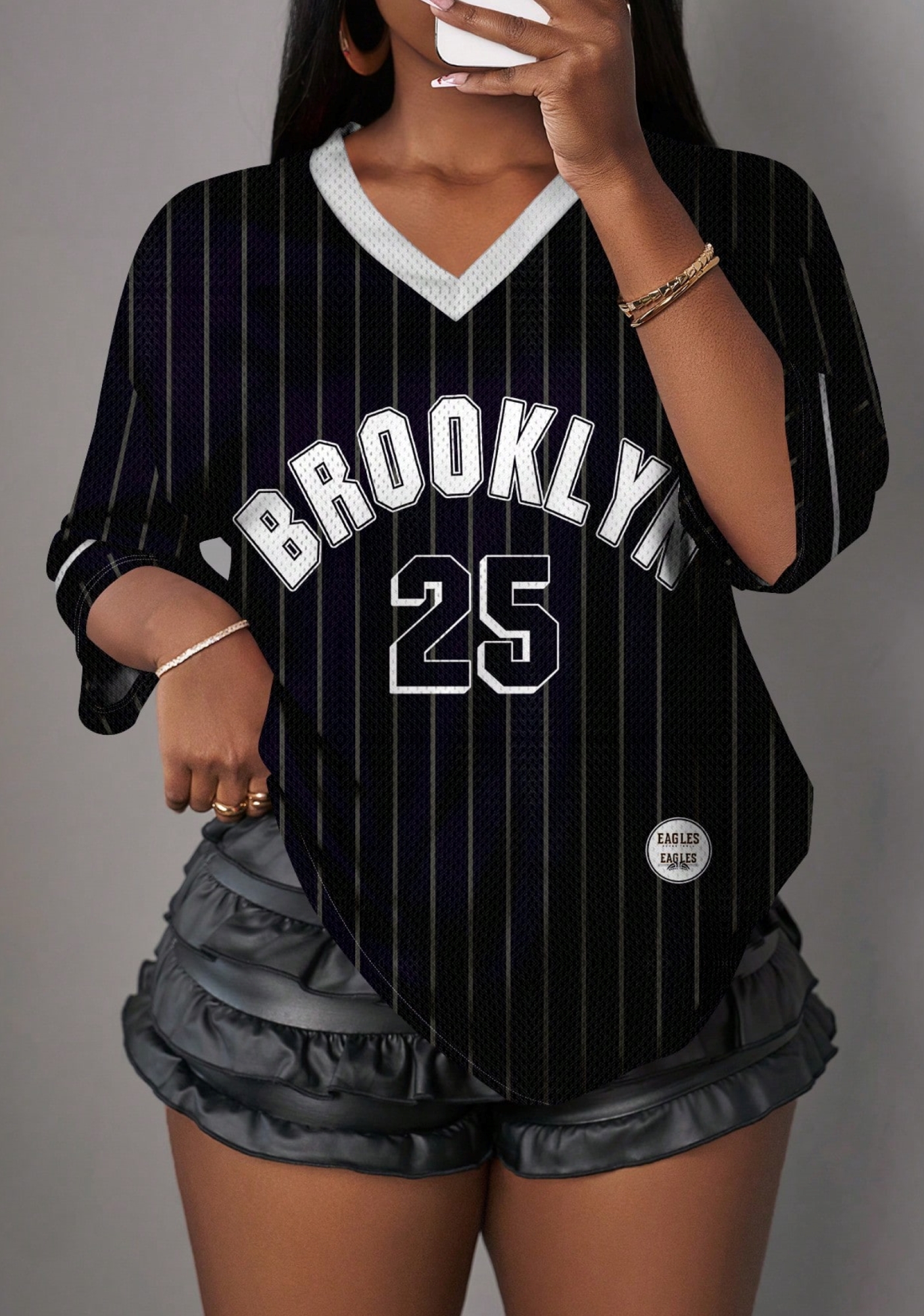 Brooklyn 25 Striped Jersey Shirts