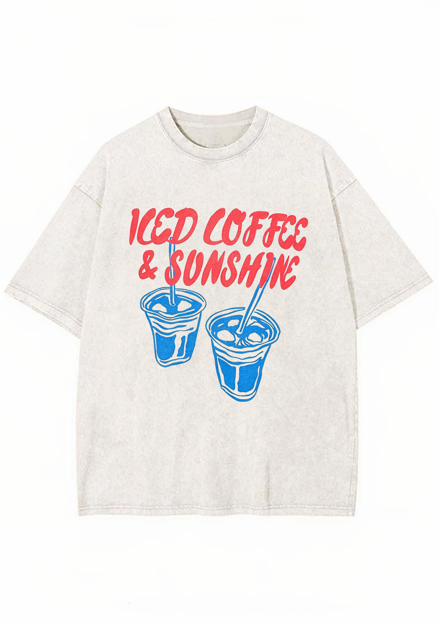 Iced Coffee & Sunshine Washed Tee
