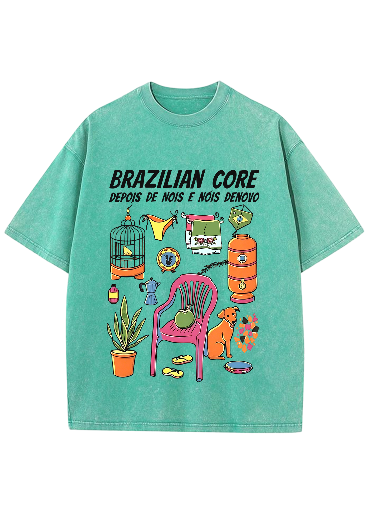 Brazilian Core Depois De Nois Washed Tee