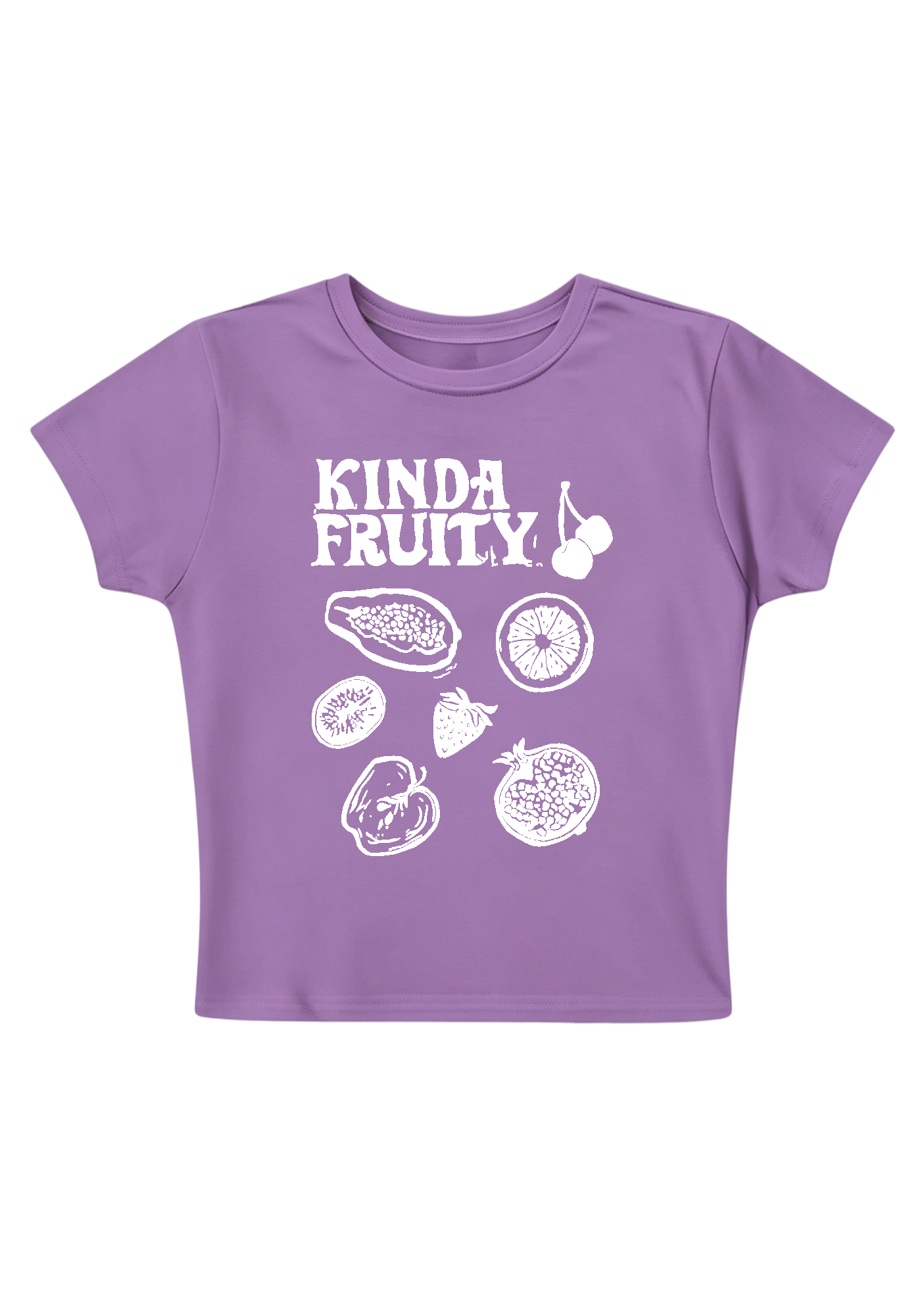 Kinda Fruity Y2K Baby Tee