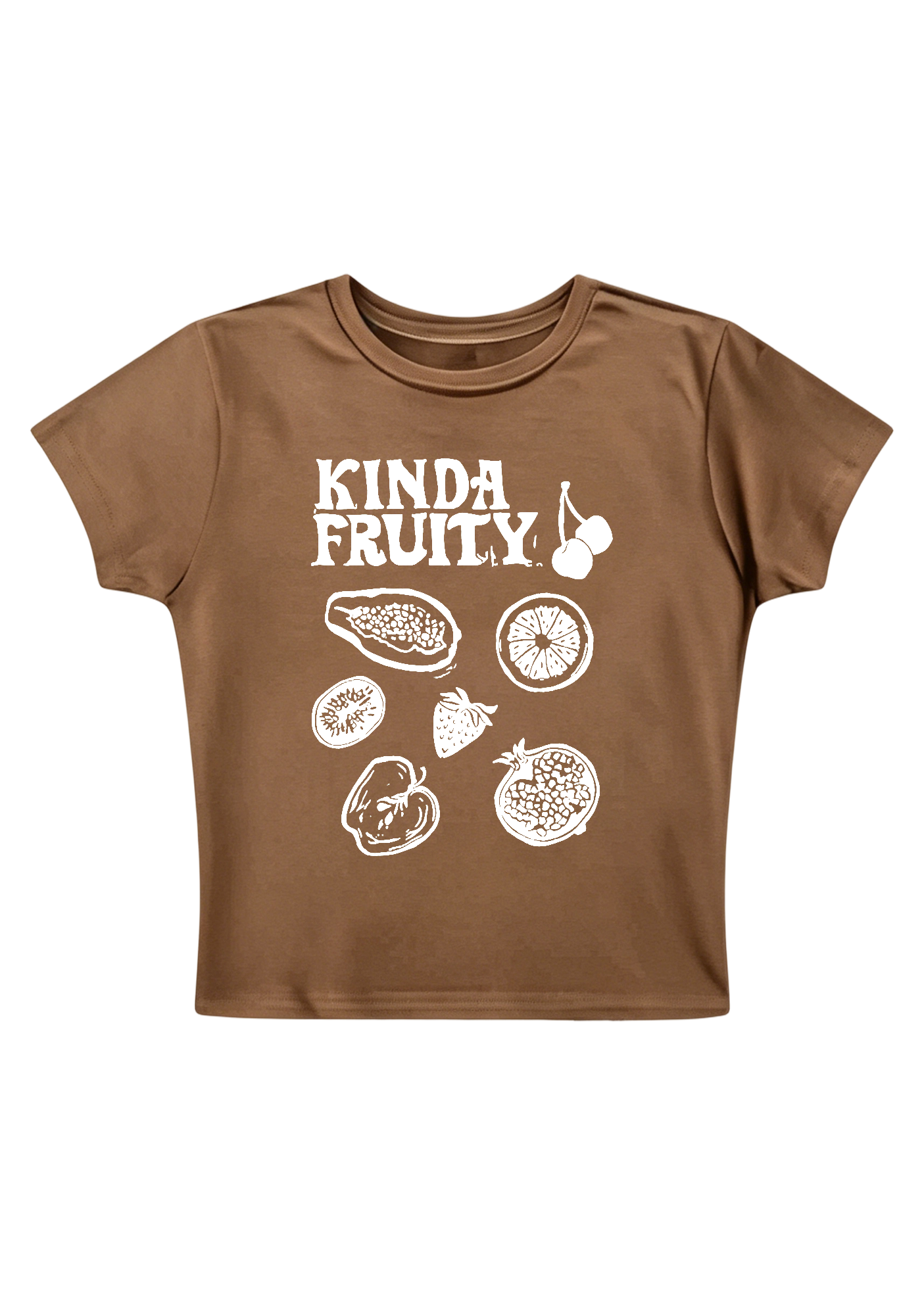 Kinda Fruity Y2K Baby Tee