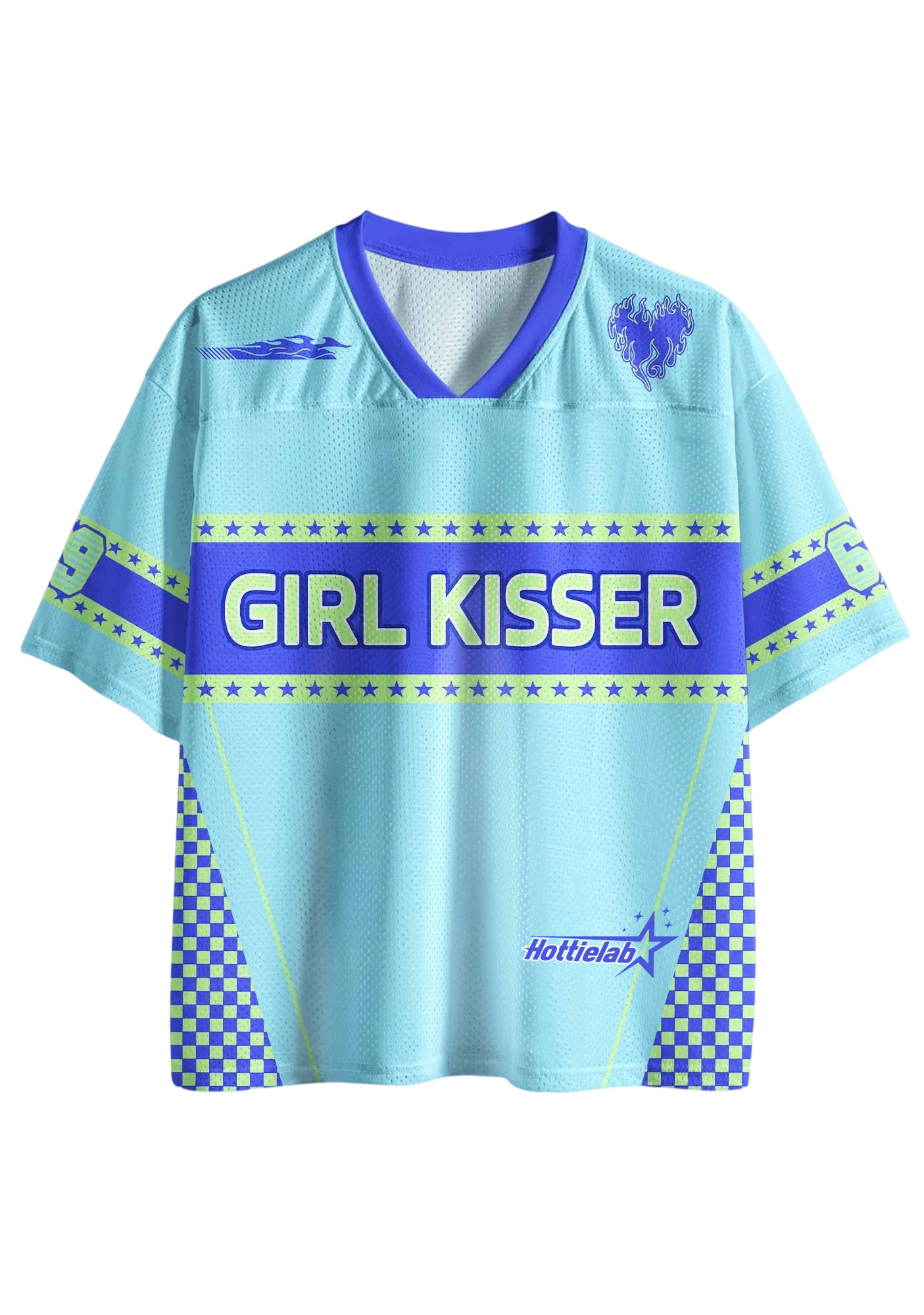 Girl Kisser Y2K Jersey Shirt