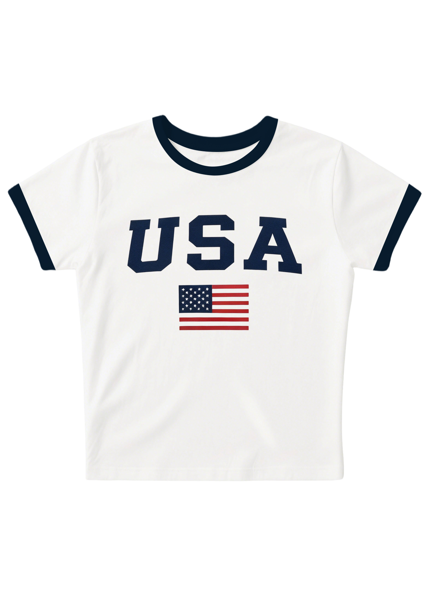 American Summer USA Y2K Baby Tee