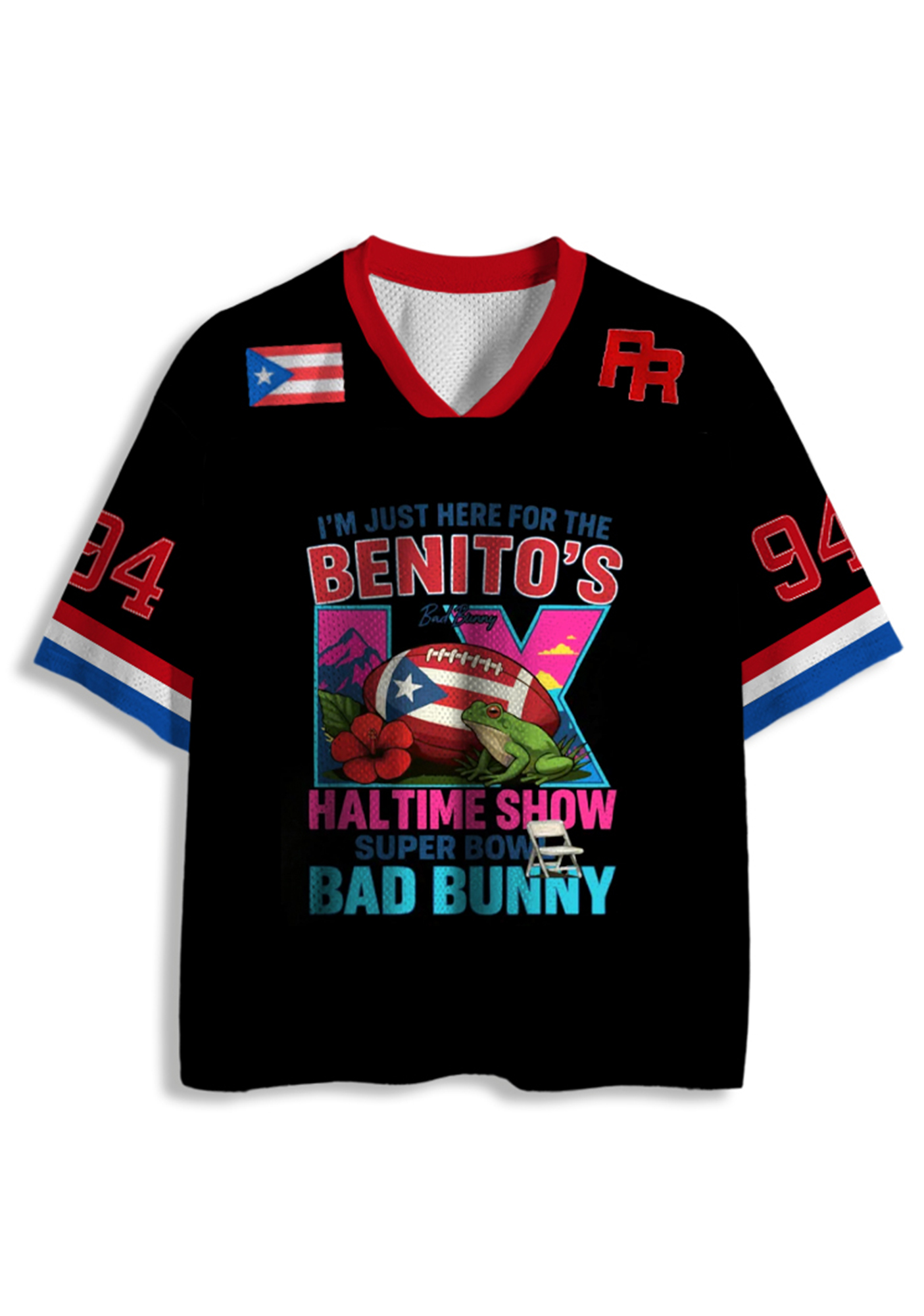 Bad Bunny Y2K Crop Sport Jersey Shirts