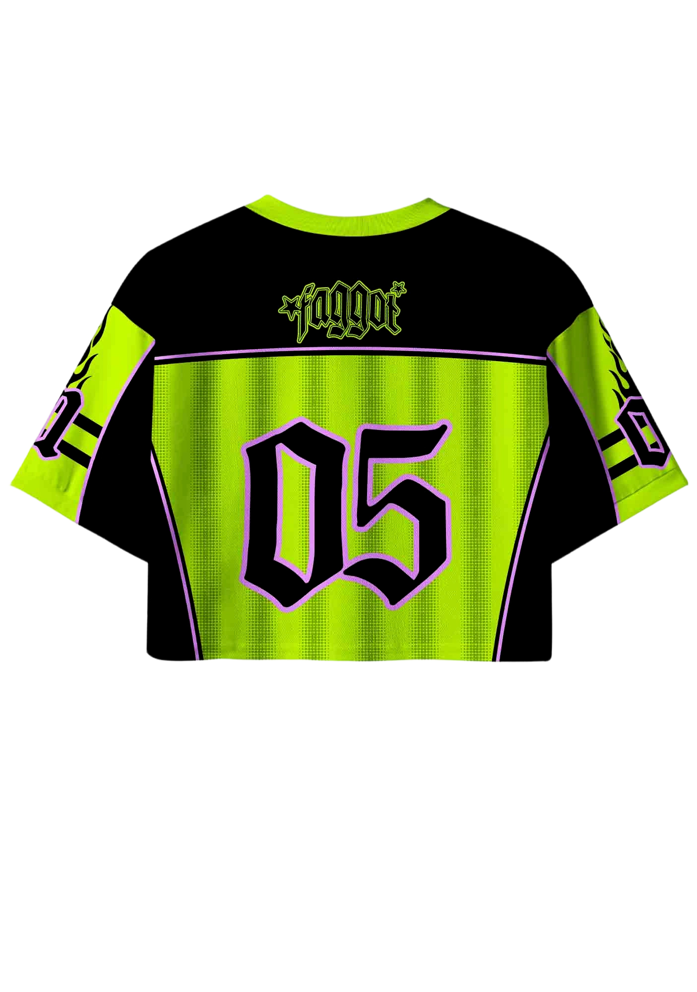 Faggot Y2K Crop Sport Jersey Shirts