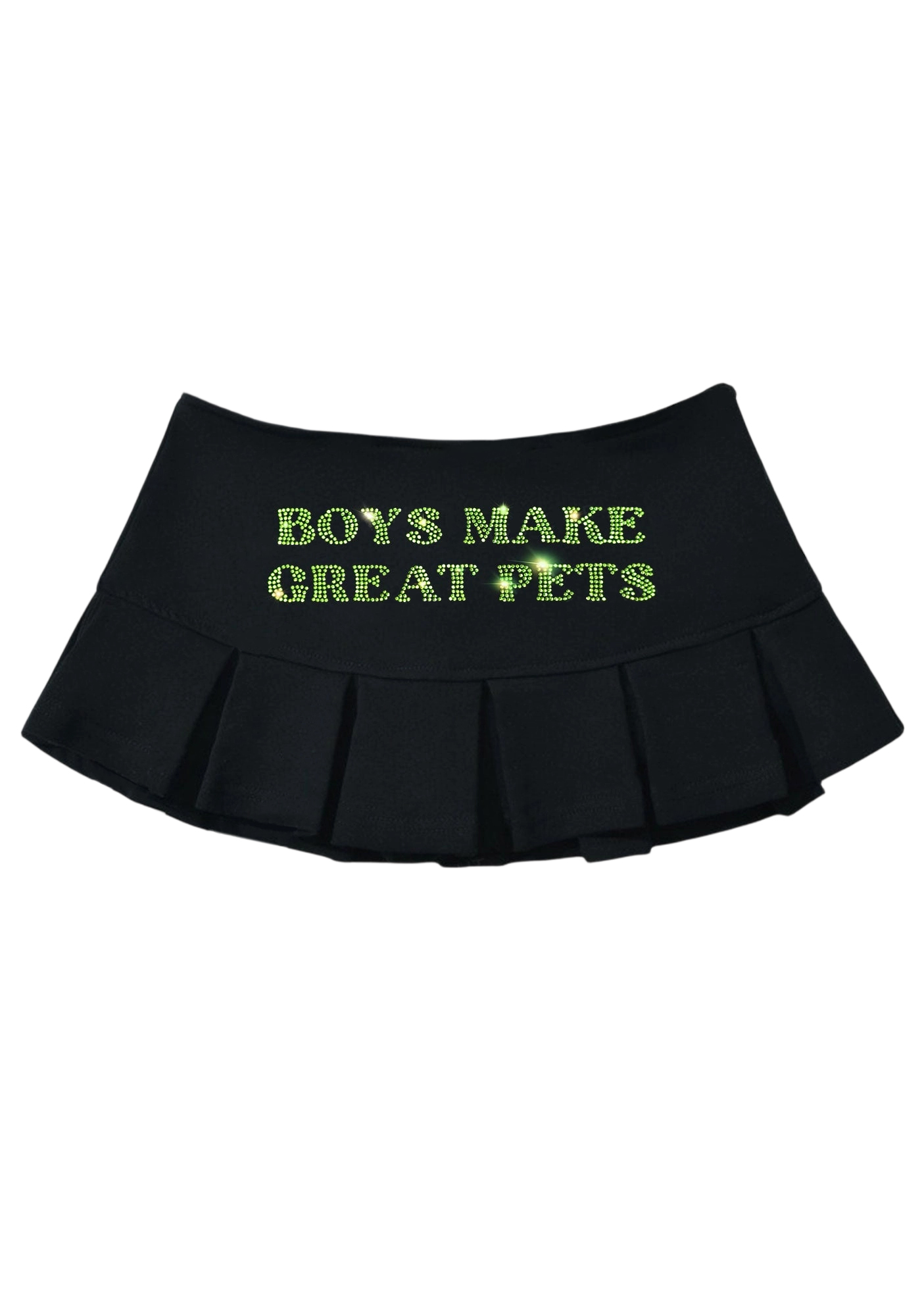 Boys Make Great Pets Y2K Mini Pleated Skirts