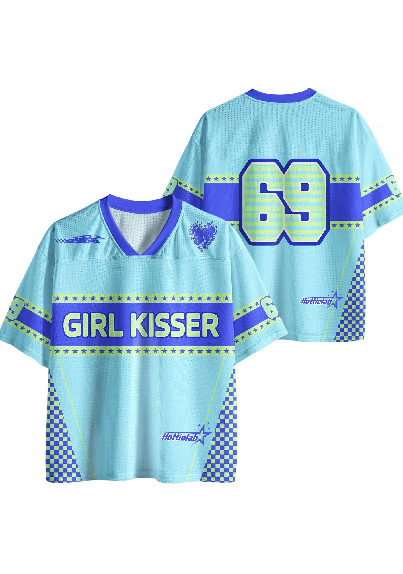 Girl Kisser Y2K Jersey Shirt