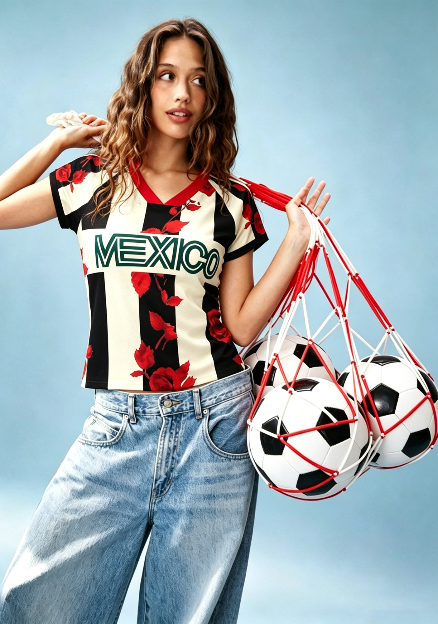 Vintage Gothic Rose Mexico Baby Tee