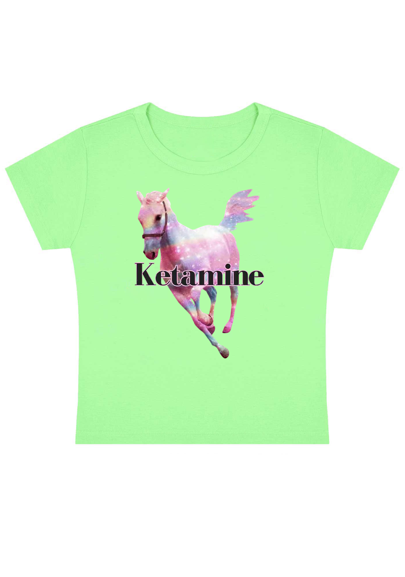 Neon Steed Ketamxxe Y2K Baby Tee