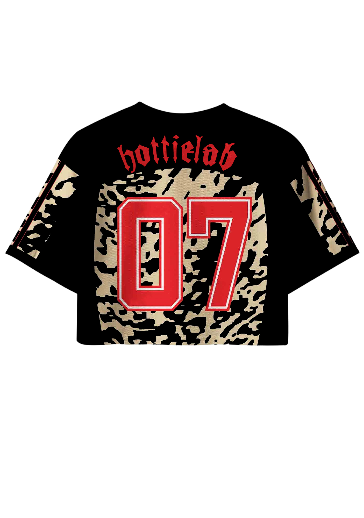 Tattoos Y2K Crop Sport Jersey Shirts