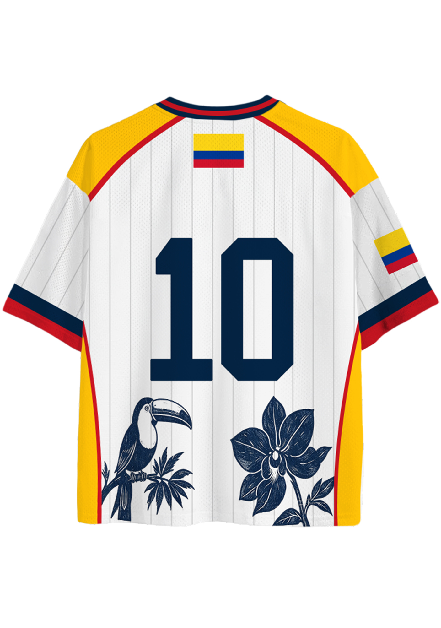 Colombia City Landscape Flag Mesh Jersey Shirts