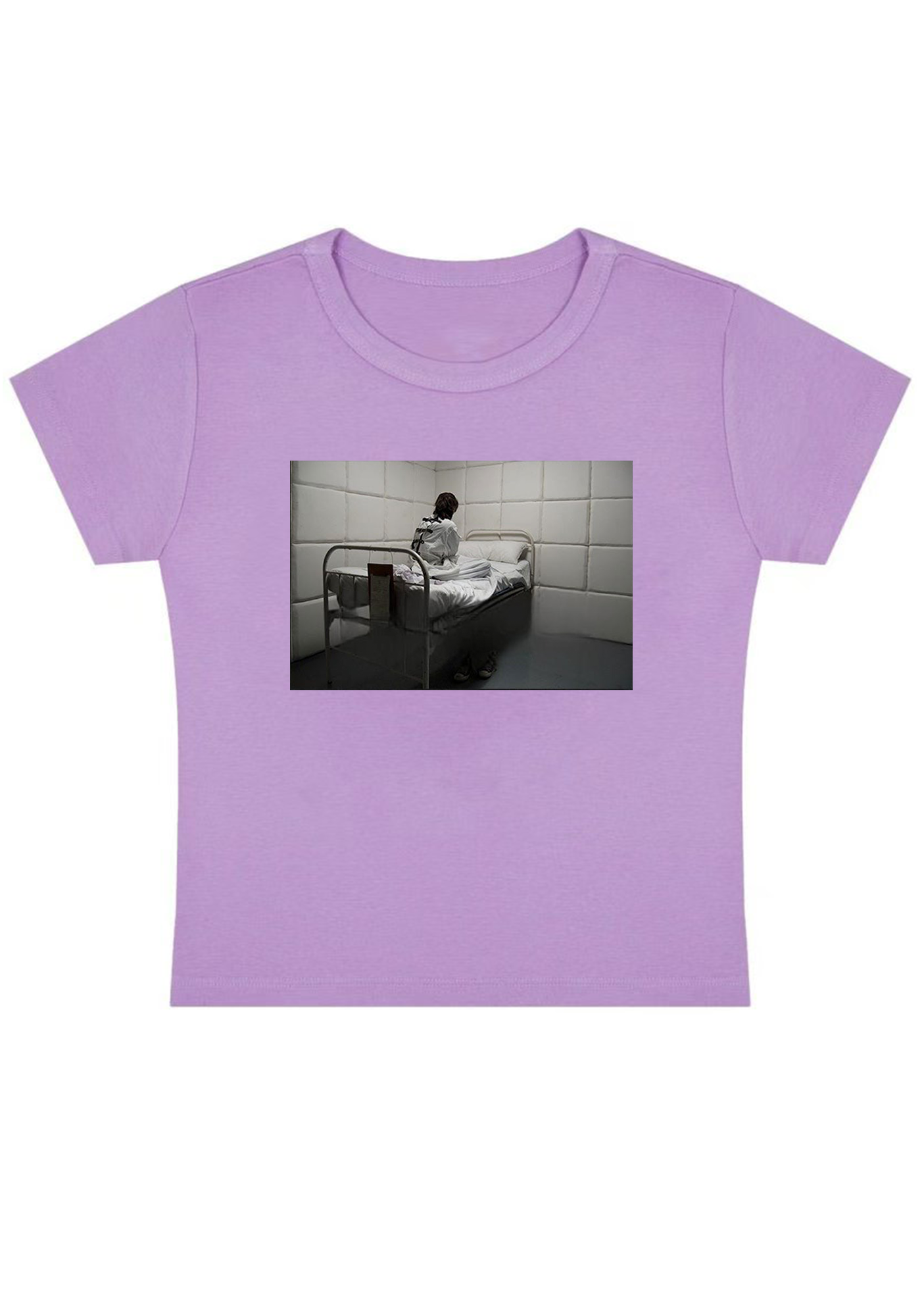 Mental Ward Blue Baby Tee