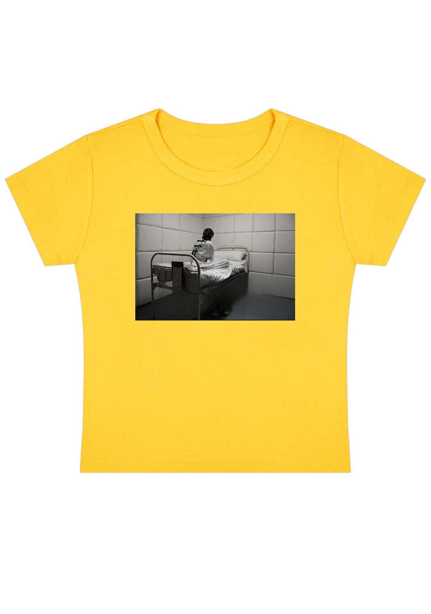 Mental Ward Blue Baby Tee