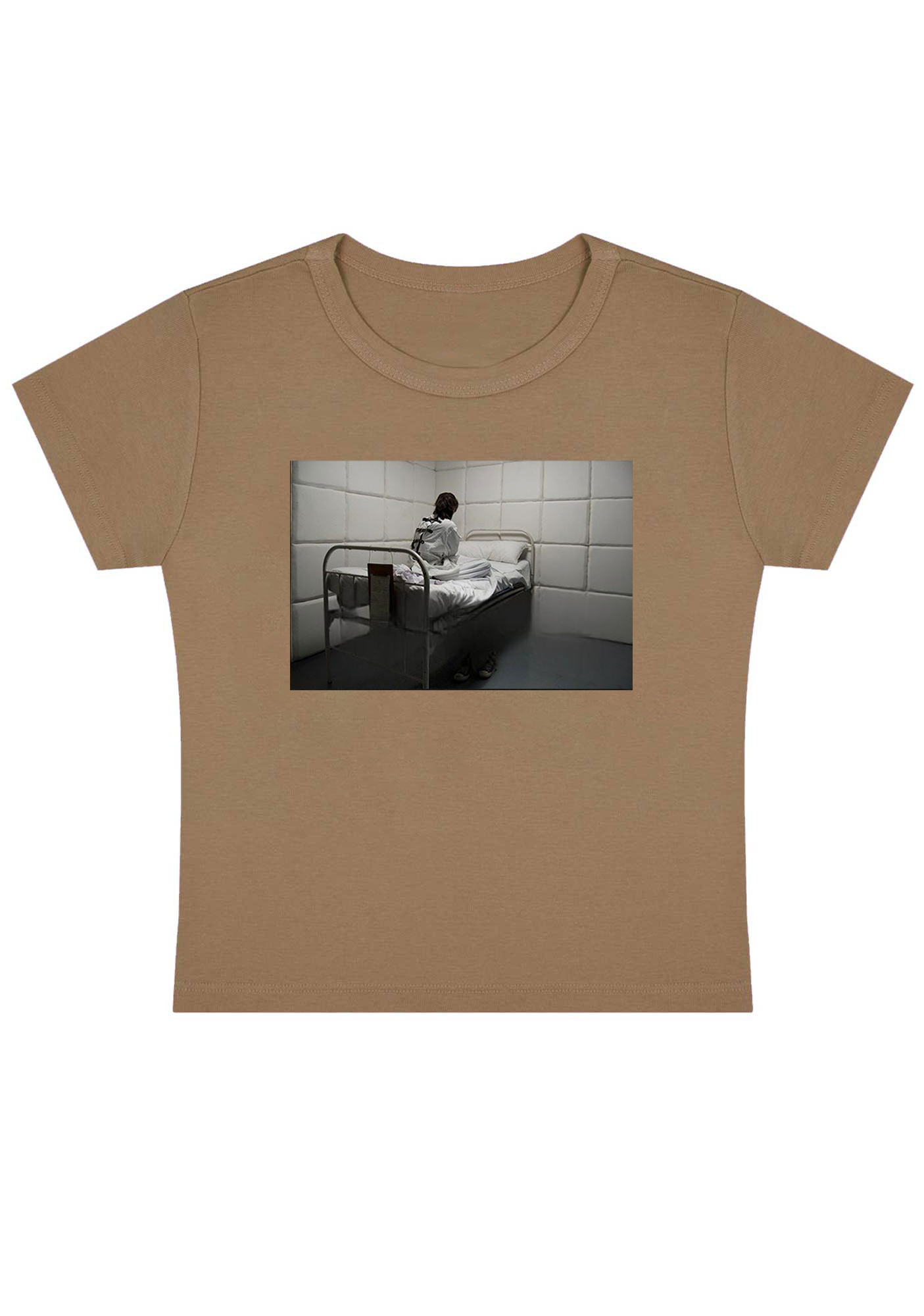 Mental Ward Blue Baby Tee