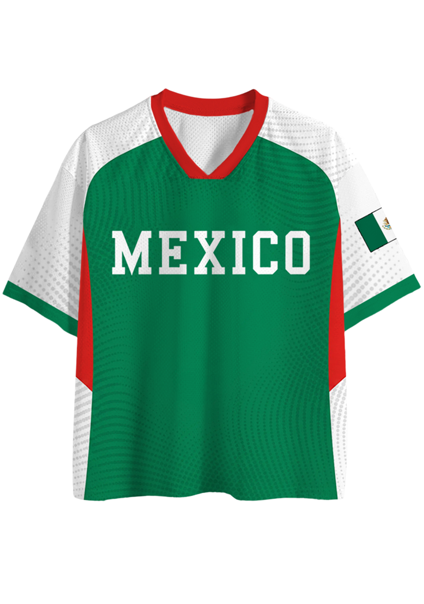 Retro Mexico National Team Fan Mesh Jersey Shirts