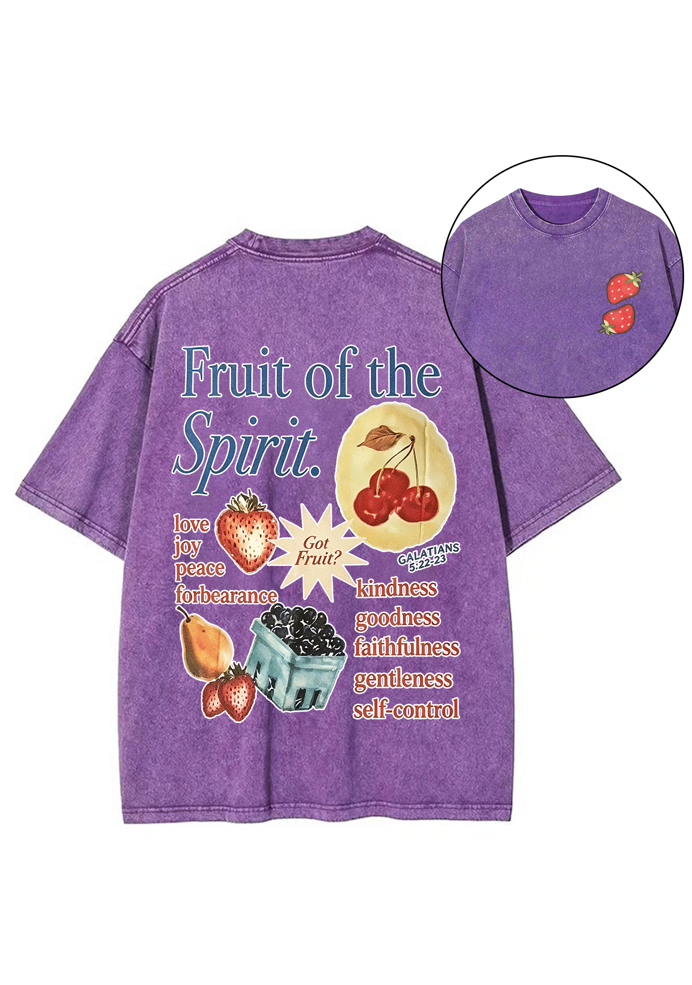 Fruit Of The Spirit Washed Tee