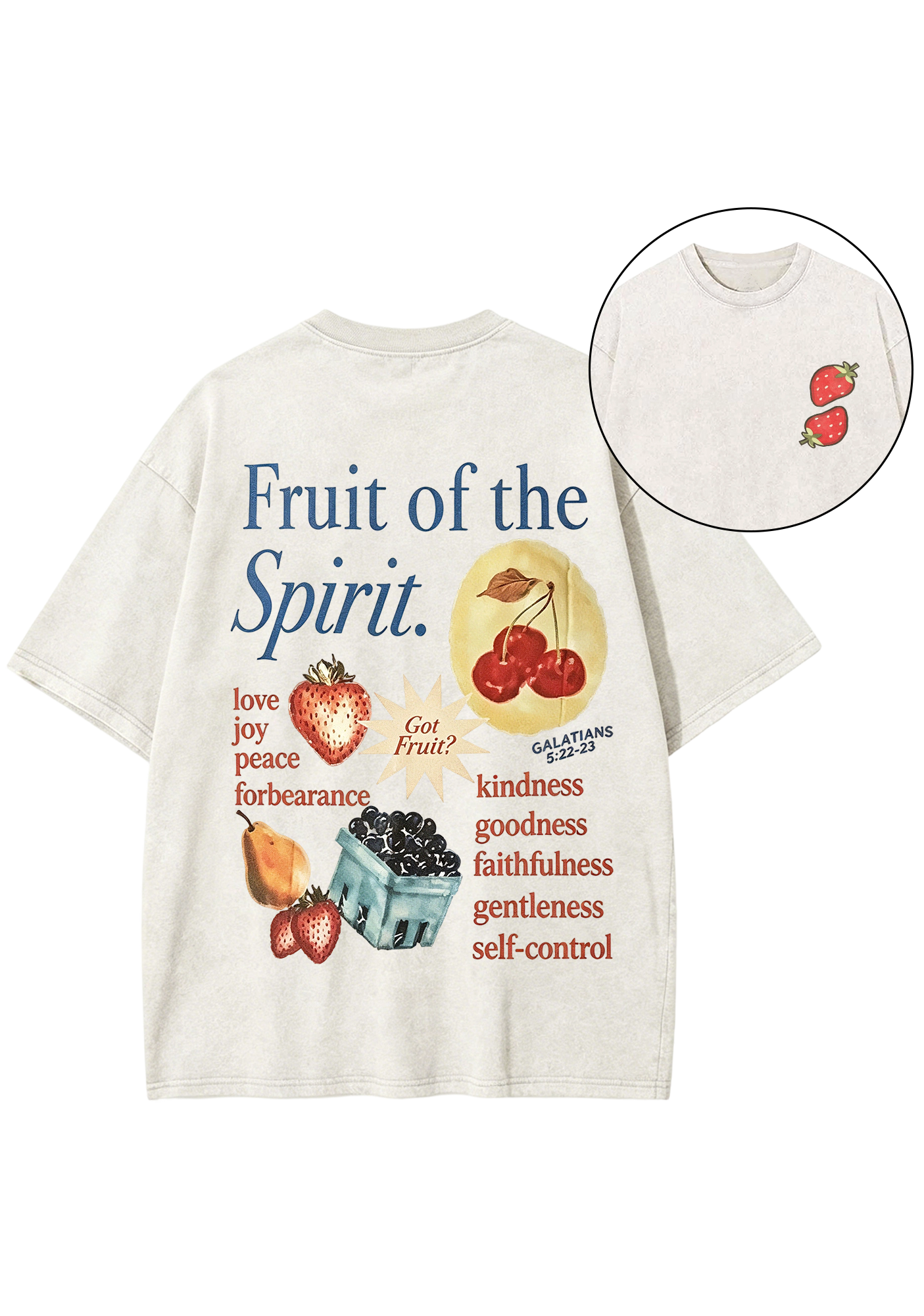 Fruit Of The Spirit Washed Tee