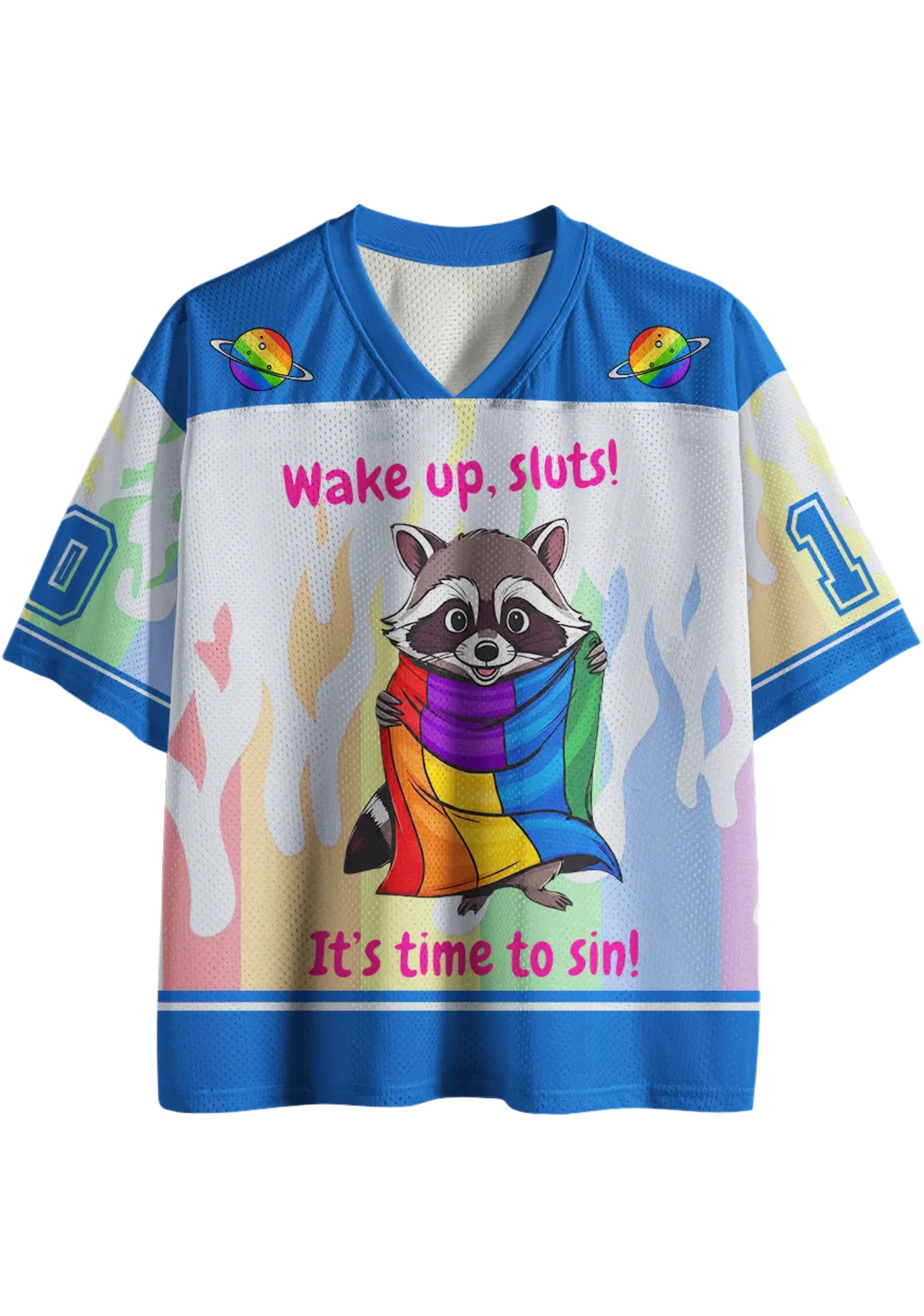 Wake Up Sluts Mesh Jersey
