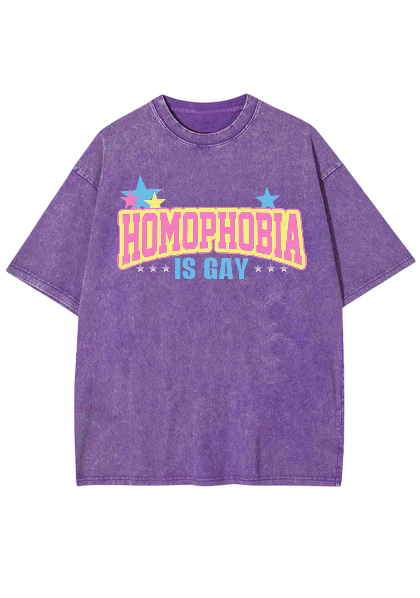 Homophobia Is Gay Y2K Washed Tee