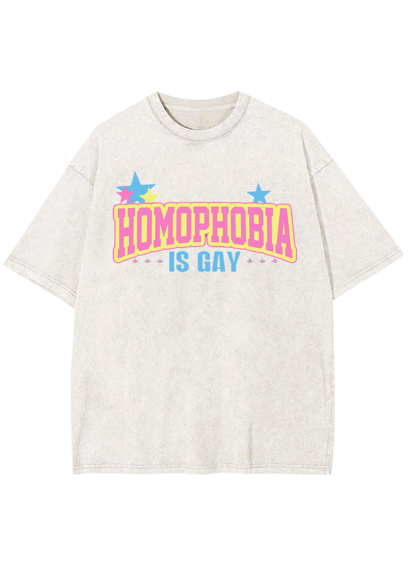 Homophobia Is Gay Y2K Washed Tee
