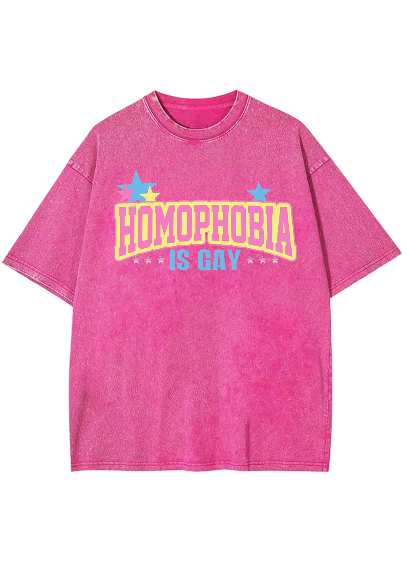 Homophobia Is Gay Y2K Washed Tee