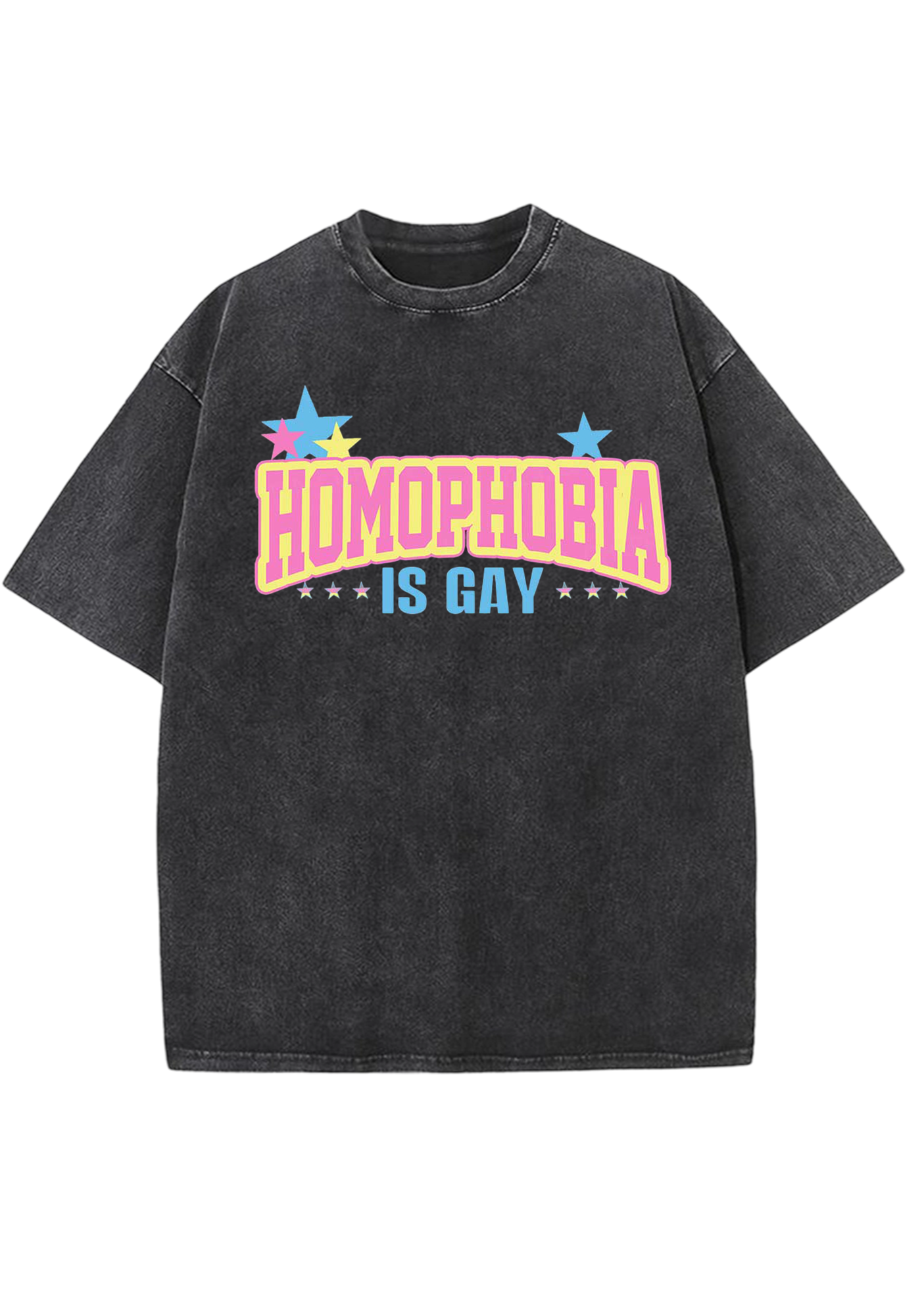 Homophobia Is Gay Y2K Washed Tee